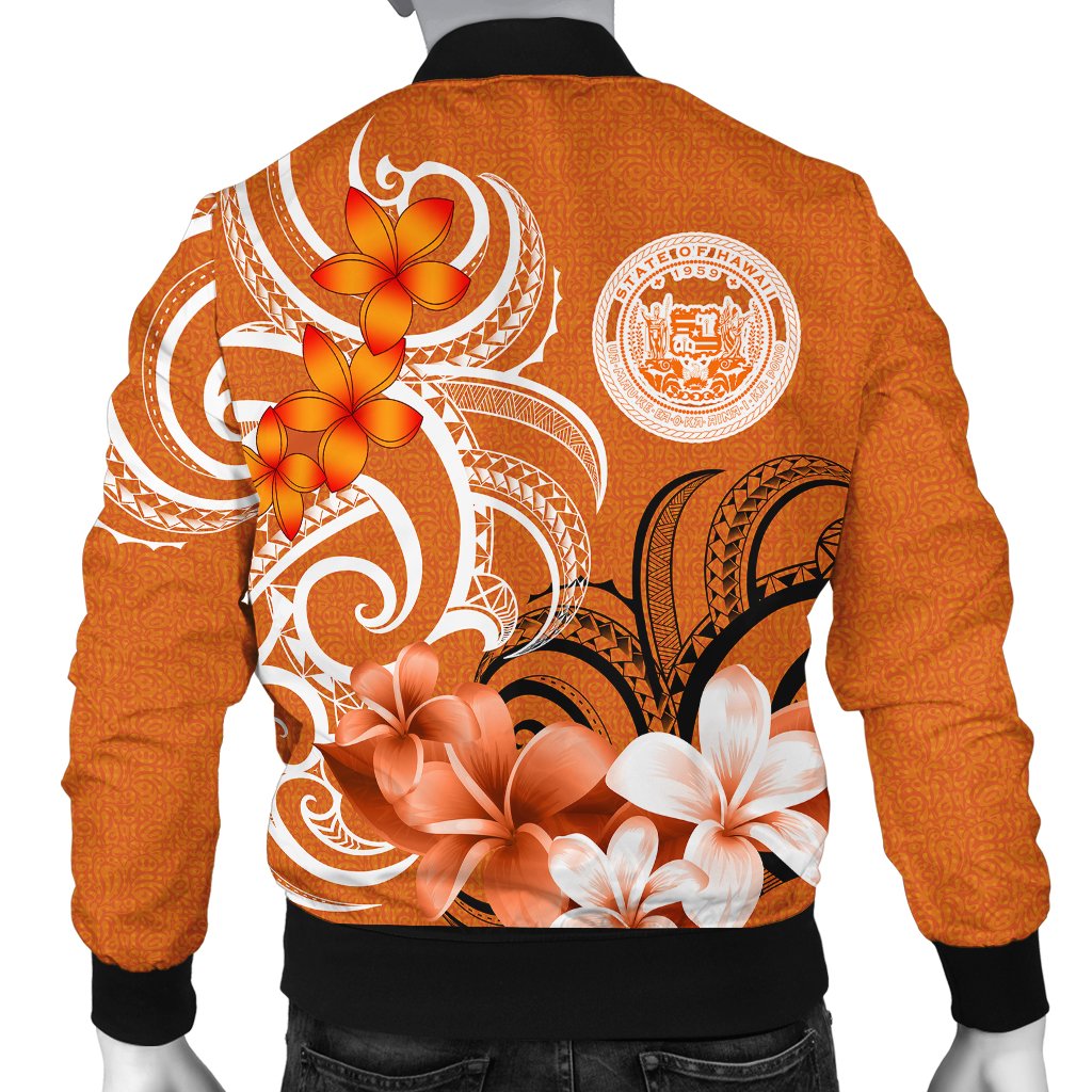 Custom Hawaii Personalised Men's Bomber Jacket - Hawaii Seal Hawaiian Spirit