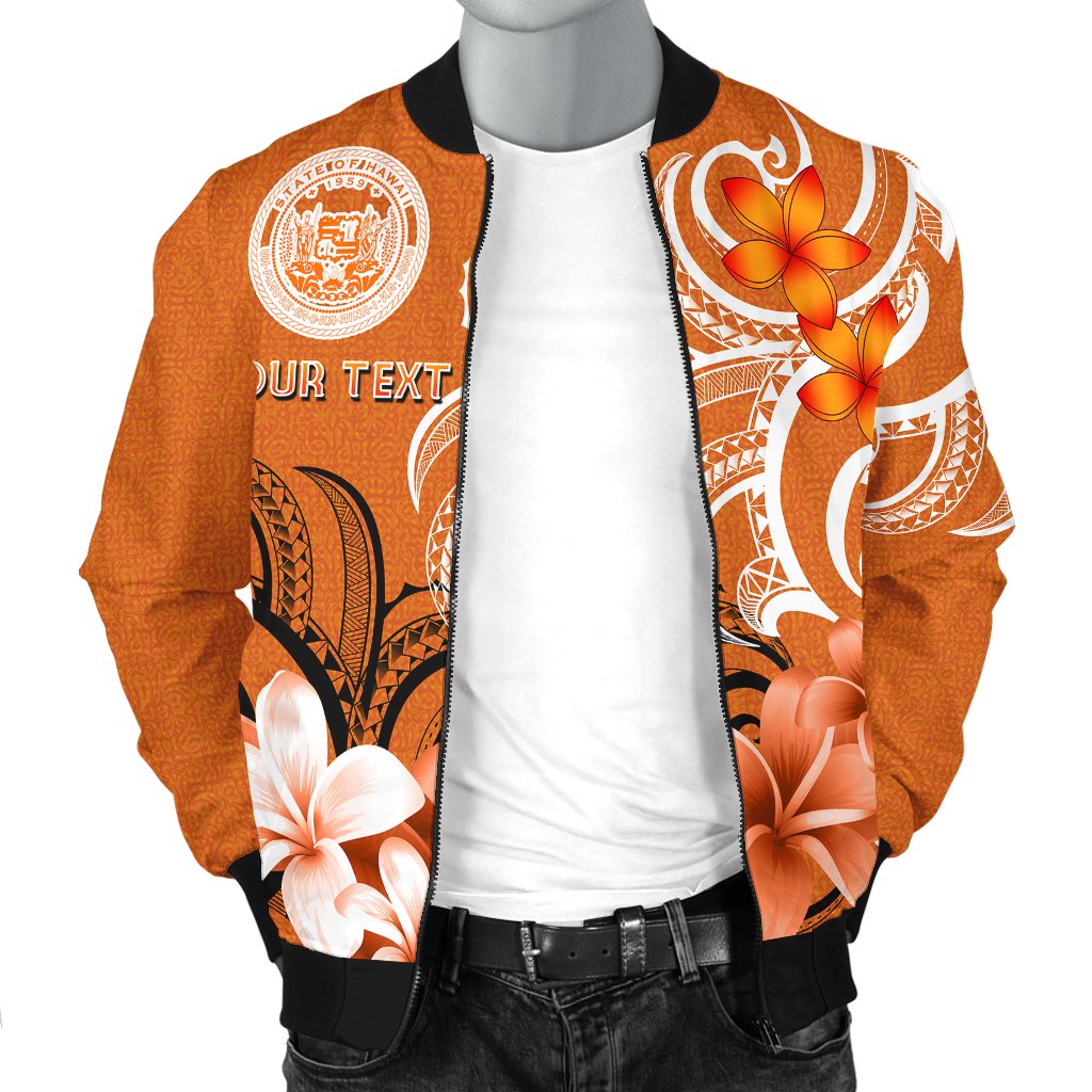 Custom Hawaii Personalised Men's Bomber Jacket - Hawaii Seal Hawaiian Spirit