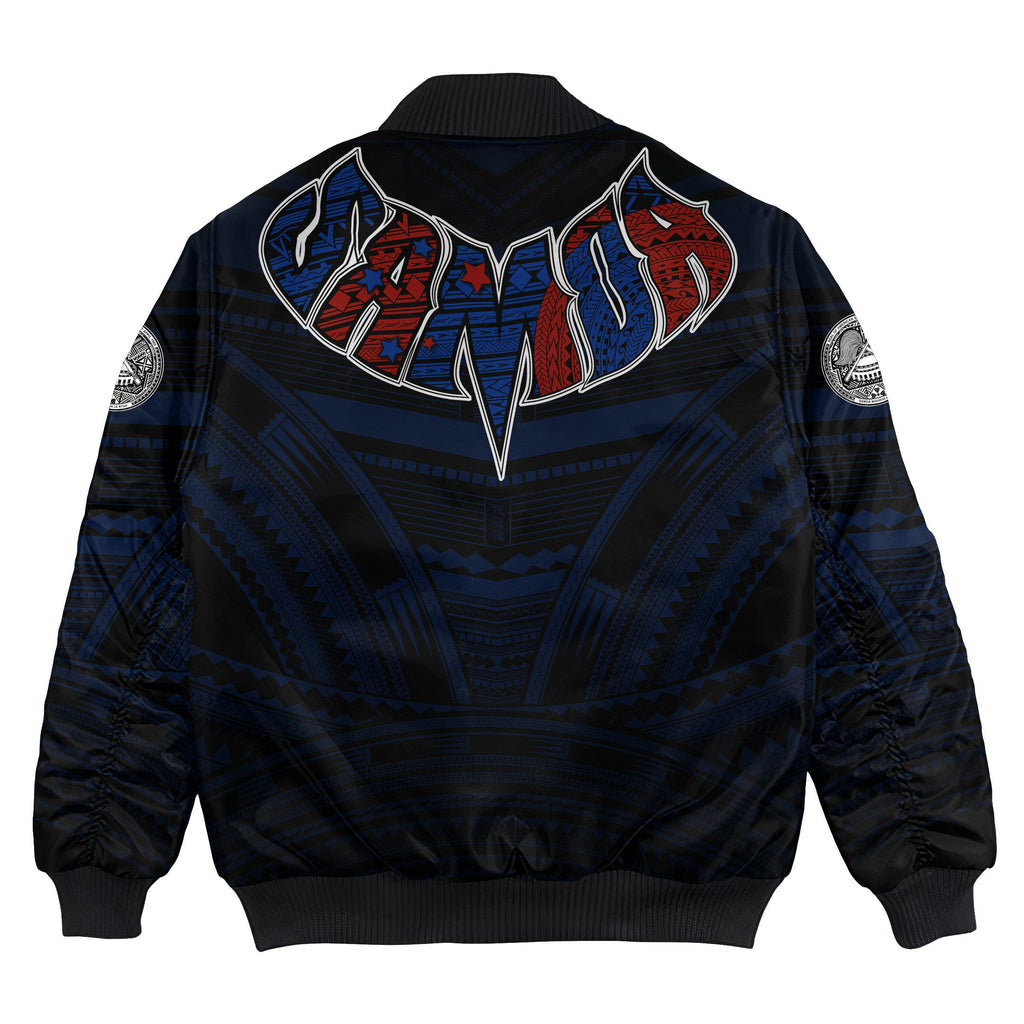 Polynesian Pride Jacket - American Samoa Forever Bomber Jacket LT10