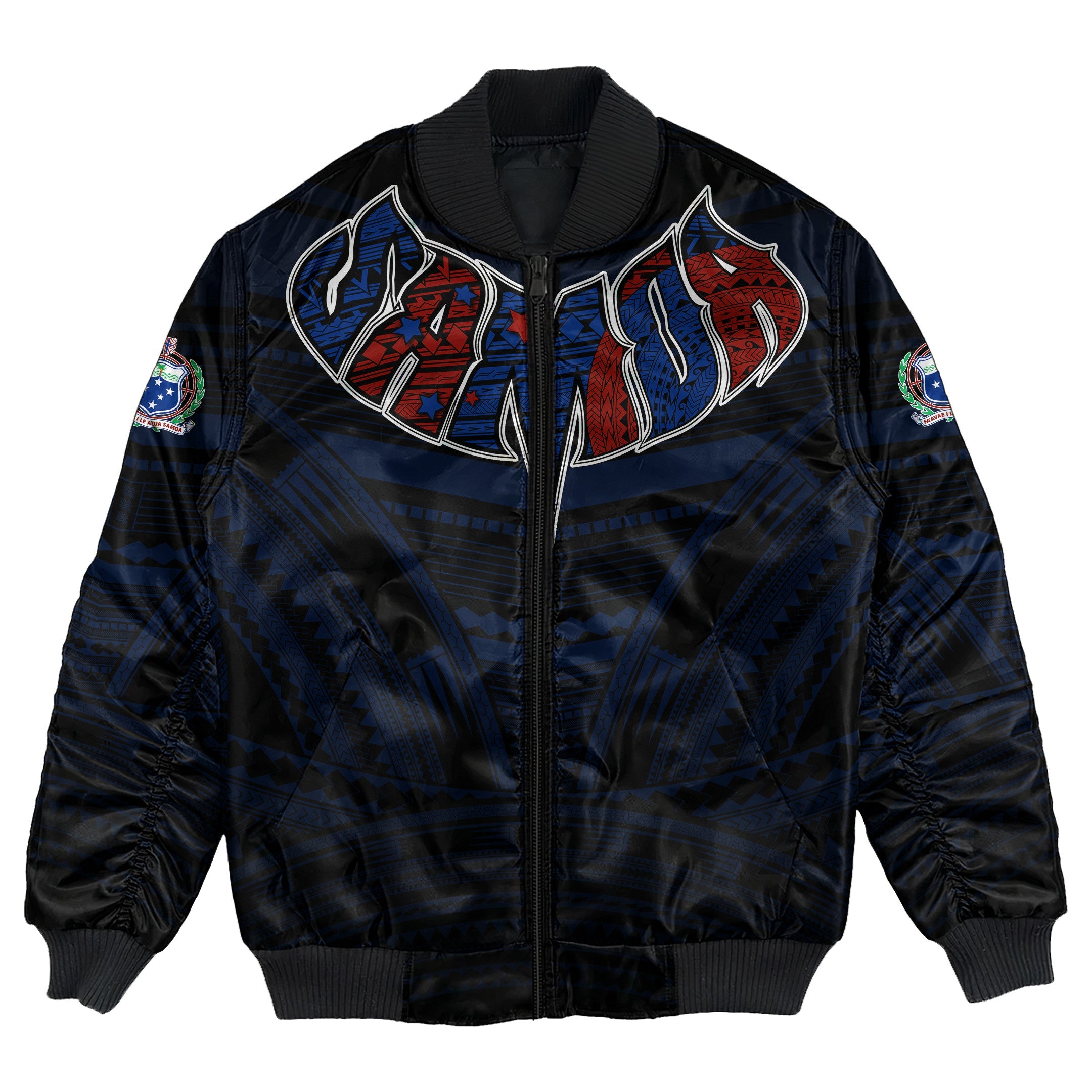 Polynesian Pride Jacket - Samoa Forever Bomber Jacket LT10