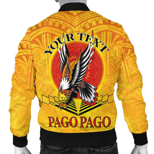 American Samoa Custom Personalised Bomber Jacket - Pago Pago Aeto (Ver 2)