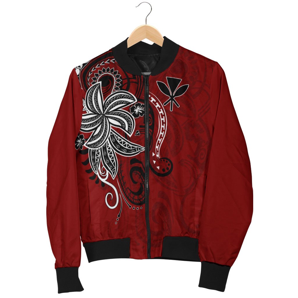 Hawaii Kanaka Maoli Men's Bomber Jacket - Abstract Style