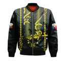 Philippines Bomber Jacket Pechera With Side Barong Patterns LT9