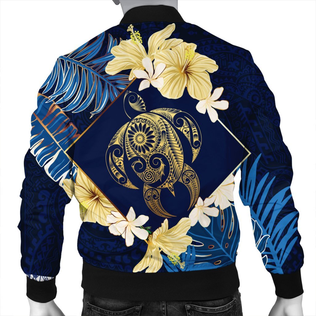 Hawaii Turtle Tropical Bomber Jacket - Taha Style - AH
