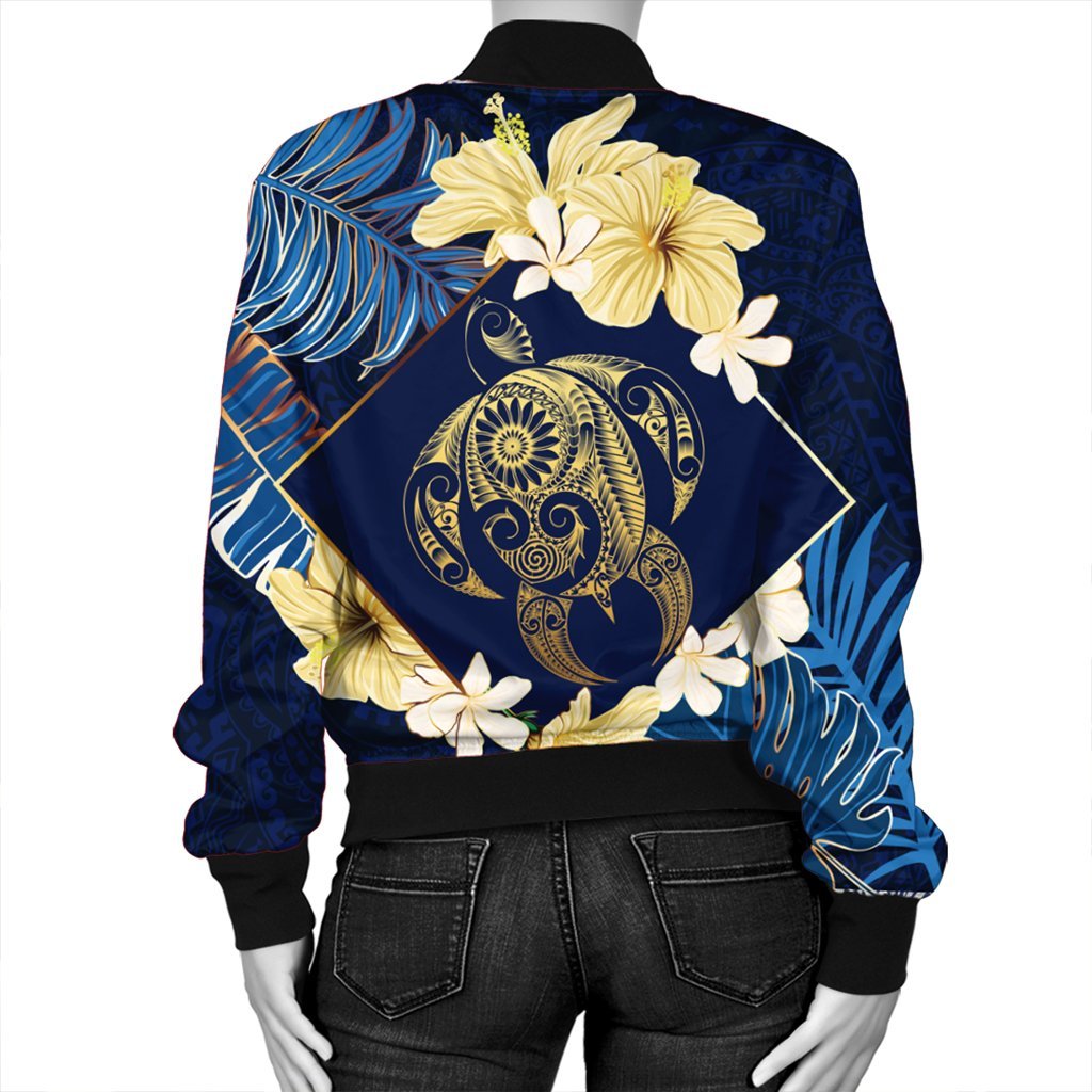 Hawaii Turtle Tropical Bomber Jacket - Taha Style - AH