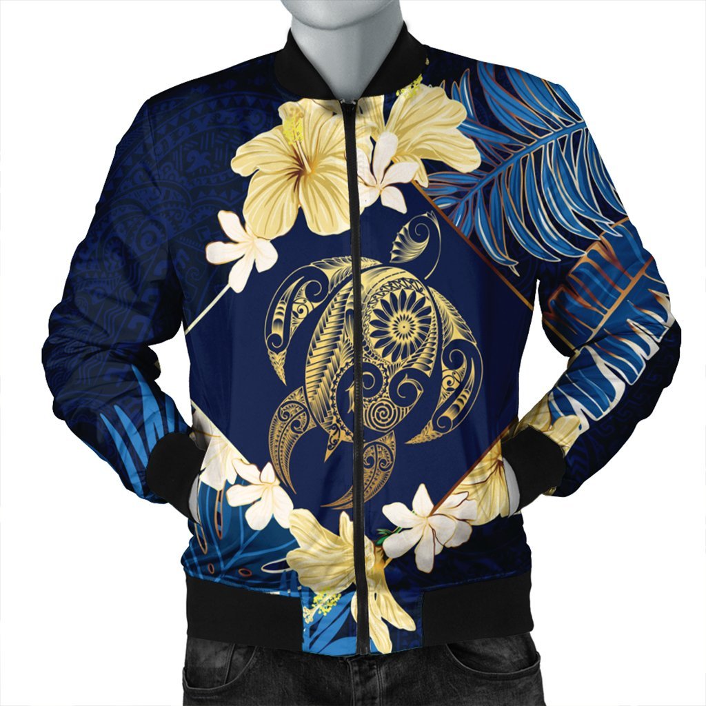 Hawaii Turtle Tropical Bomber Jacket - Taha Style - AH