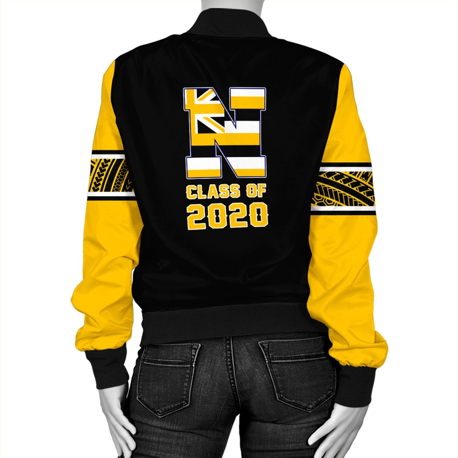 (Personalized) Hawaii Bomber Jacket - Nanakuli High Custom Your Class Bomber Jacket AH