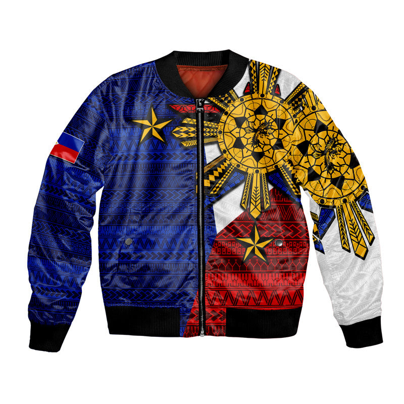 Filipino Bomber Jacket Tribal Flag Style LT6