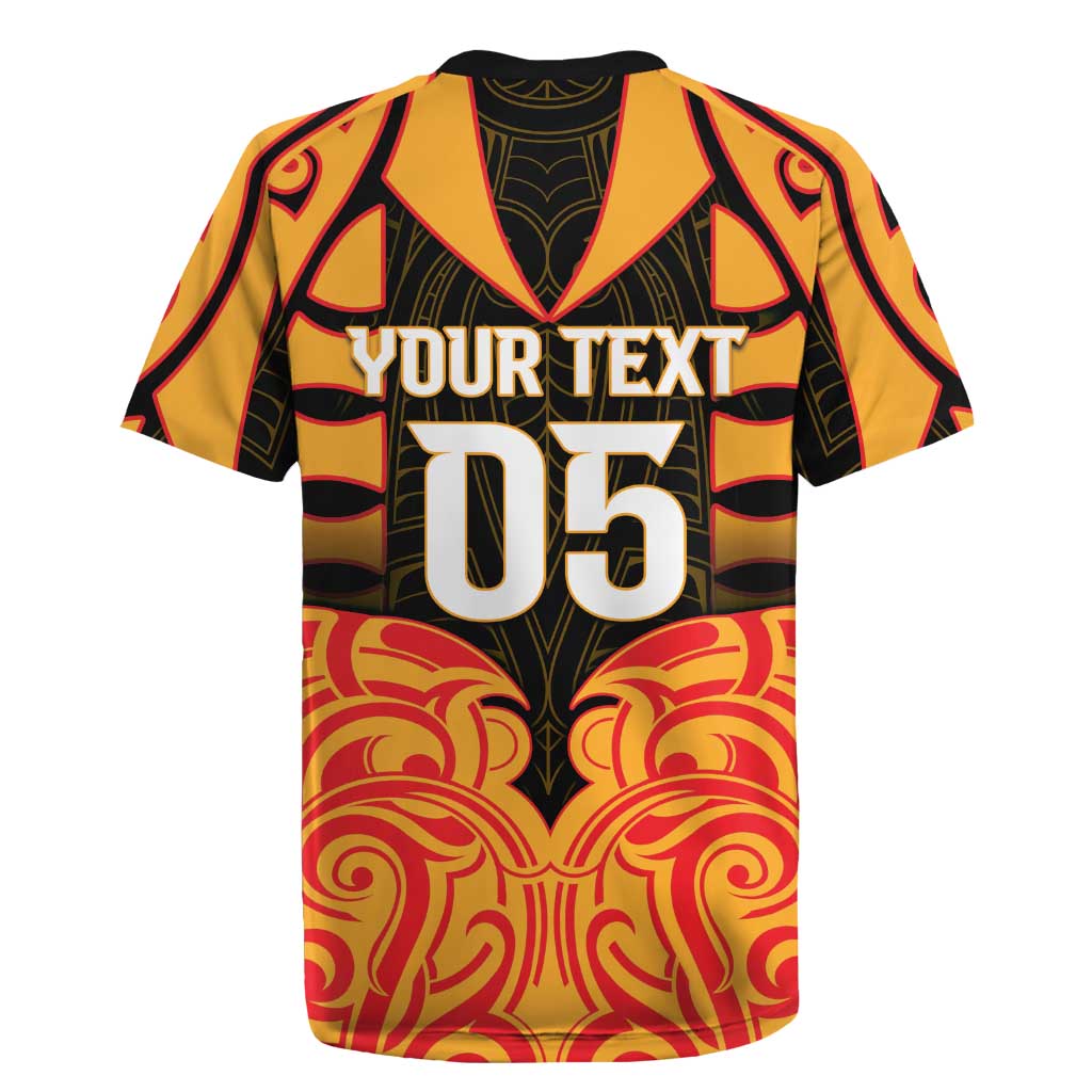 Custom Aotearoa Waikato Rugby Jersey Maori Pattern New Zealand DT05