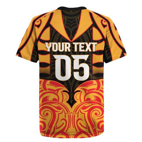 Custom Aotearoa Waikato Rugby Jersey Maori Pattern New Zealand DT05