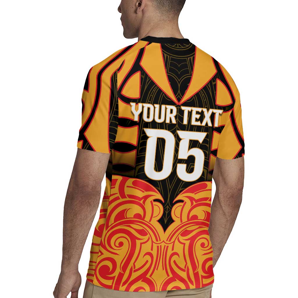 Custom Aotearoa Waikato Rugby Jersey Maori Pattern New Zealand DT05