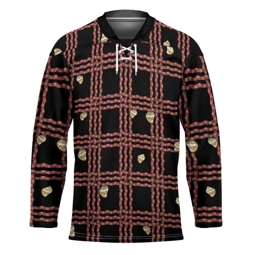 Hawaii Palaka Kahelelani Shell Lei Costume Hockey Jersey Plaid Patterns DT05