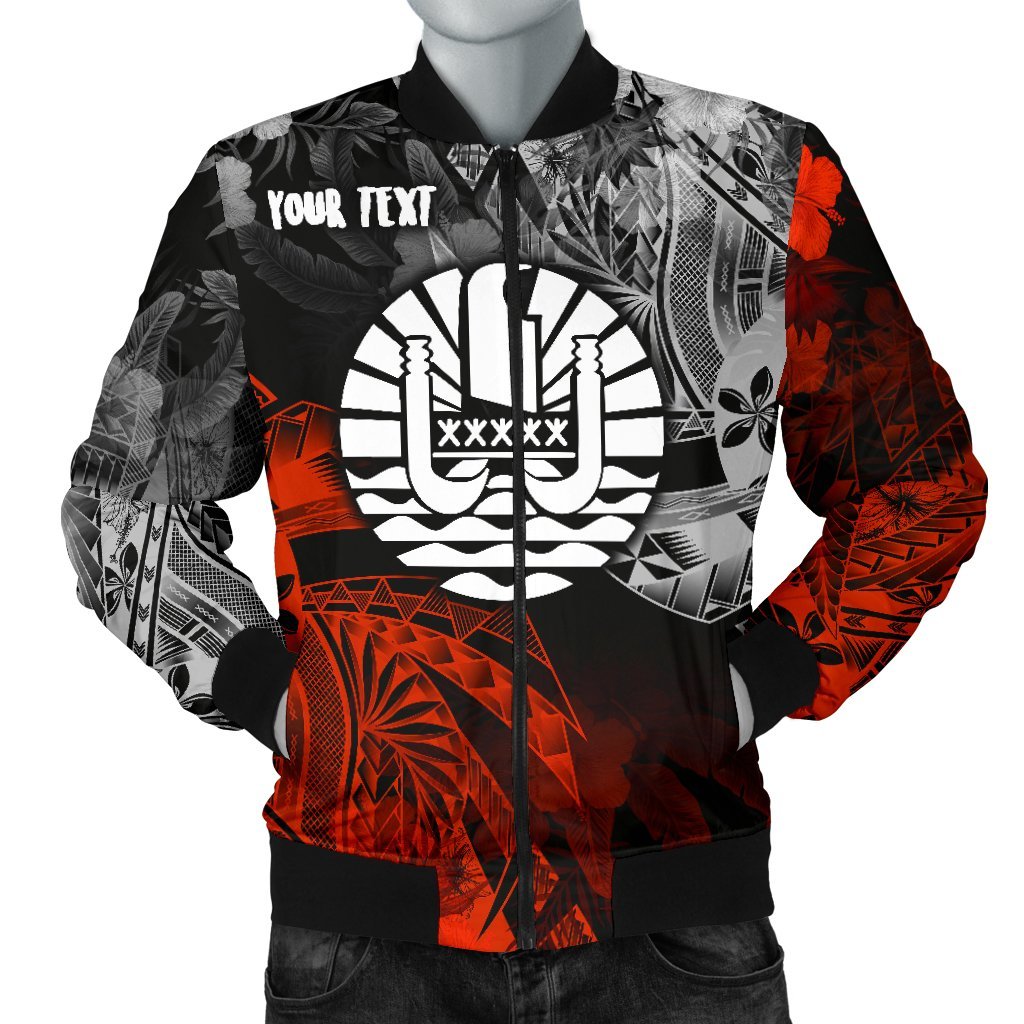 Tahiti Polynesian Personalised Men's Bomber Jacket - Vintage Polynesian Turtle