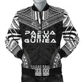Papua New Guinea Polynesian Chief Men's Bomber Jacket - Black Version