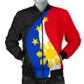 Philippines Men Bomber Jacket - King Lapu - Lapu Polynesian Pattern