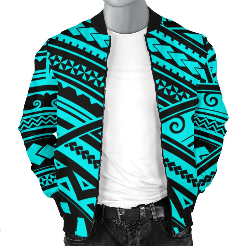Polynesian Tribal Men's Bomber Jacket