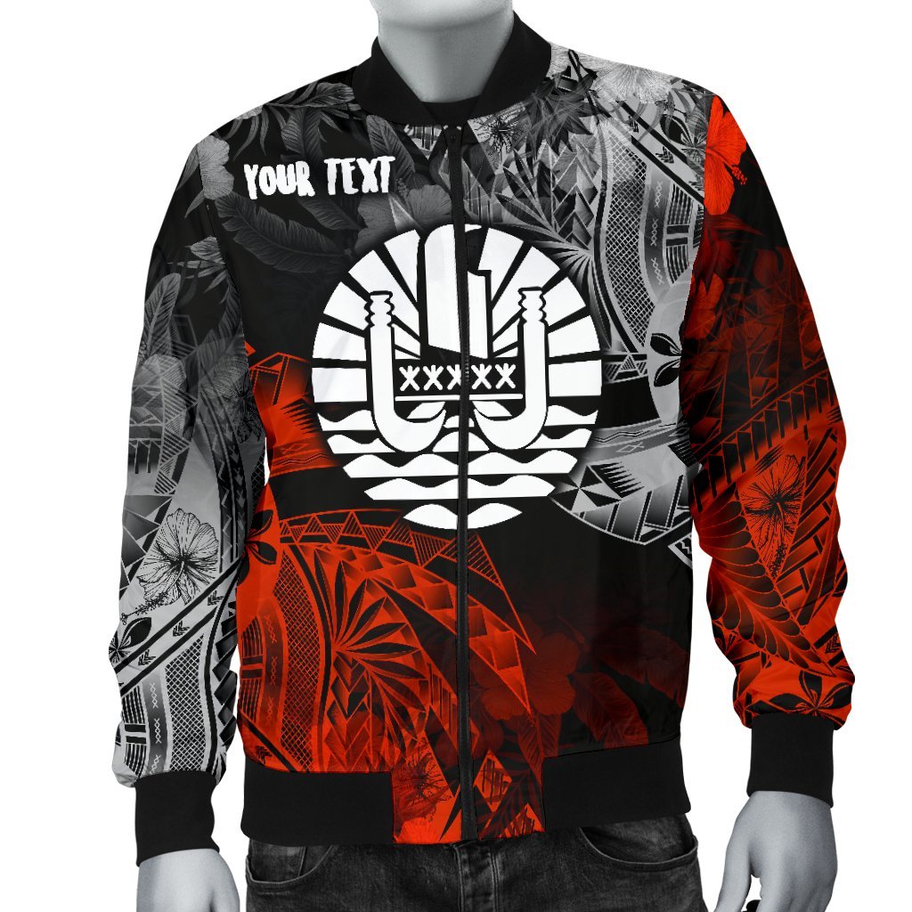 Tahiti Polynesian Personalised Men's Bomber Jacket - Vintage Polynesian Turtle