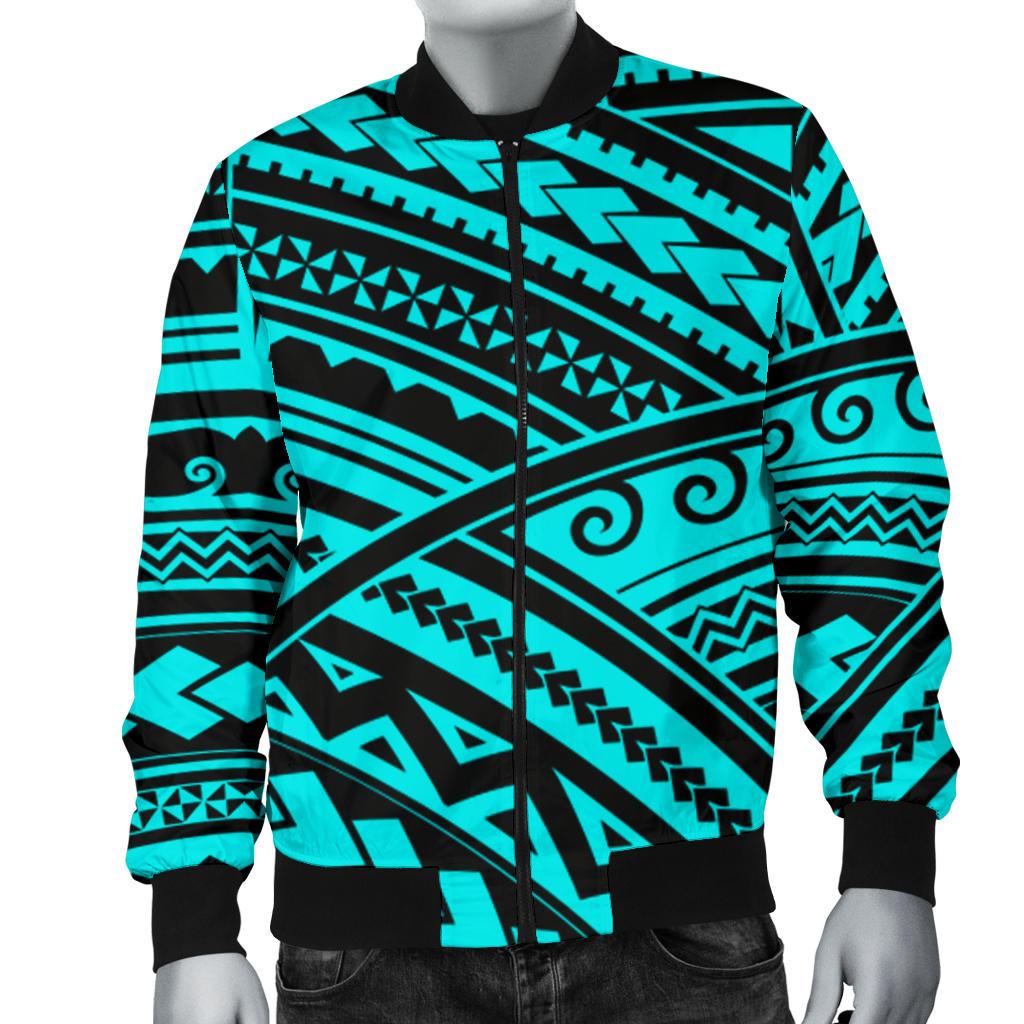 Polynesian Tribal Men's Bomber Jacket