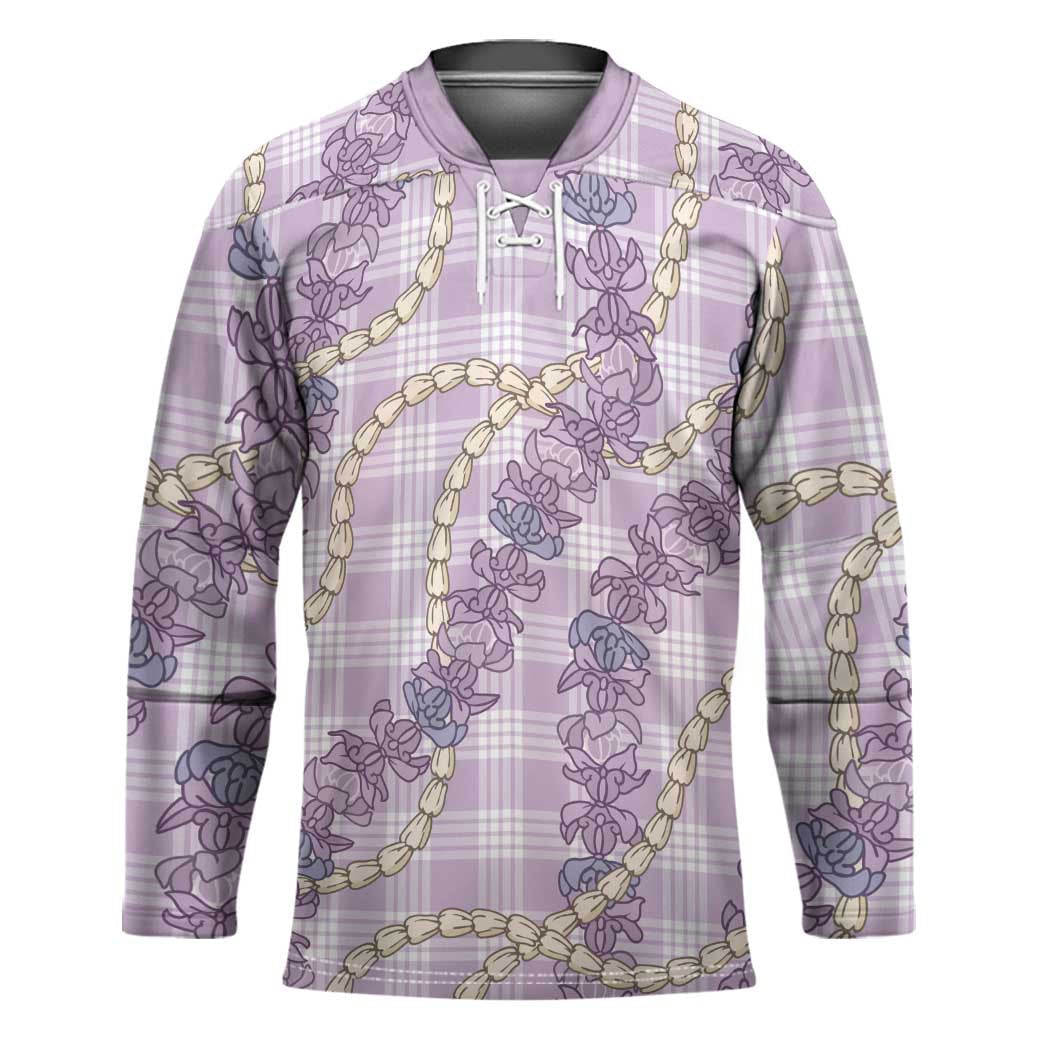 Pua Kalaunu Lei Hockey Jersey Palaka Pattern LT01