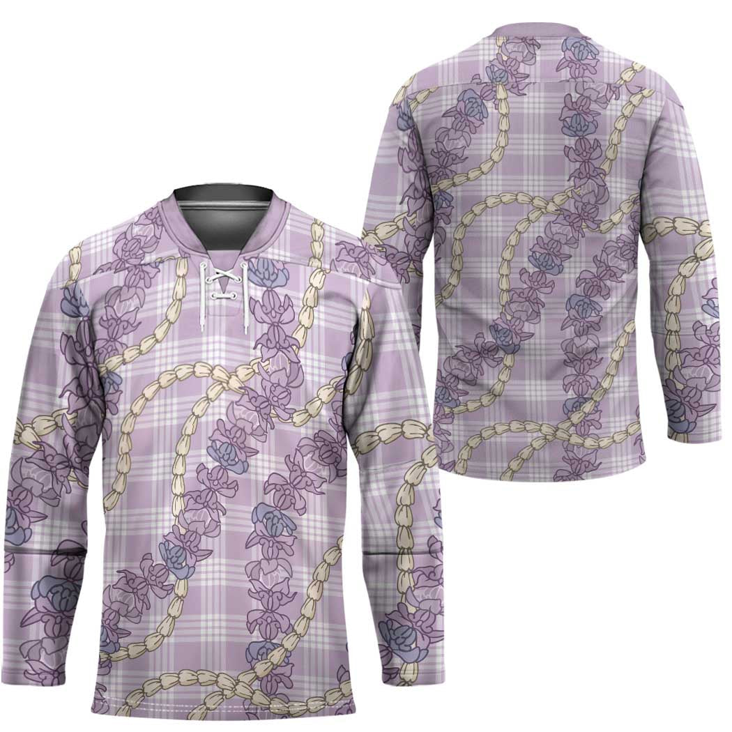 Pua Kalaunu Lei Hockey Jersey Palaka Pattern LT01