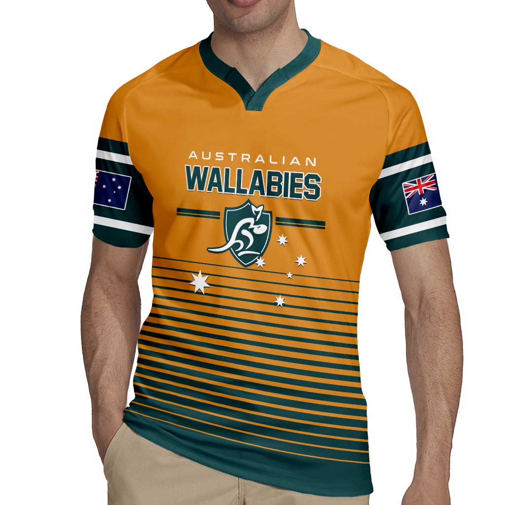Custom Rugby Australia Rugby Jersey Junior Wallabies Go Champions LT01