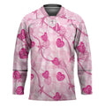 Anthurium Pikake Ti Leaf Palaka Hockey Jersey Pink Version LT01