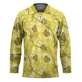 Anthurium Pikake Ti Leaf Palaka Hockey Jersey Yellow Version LT01