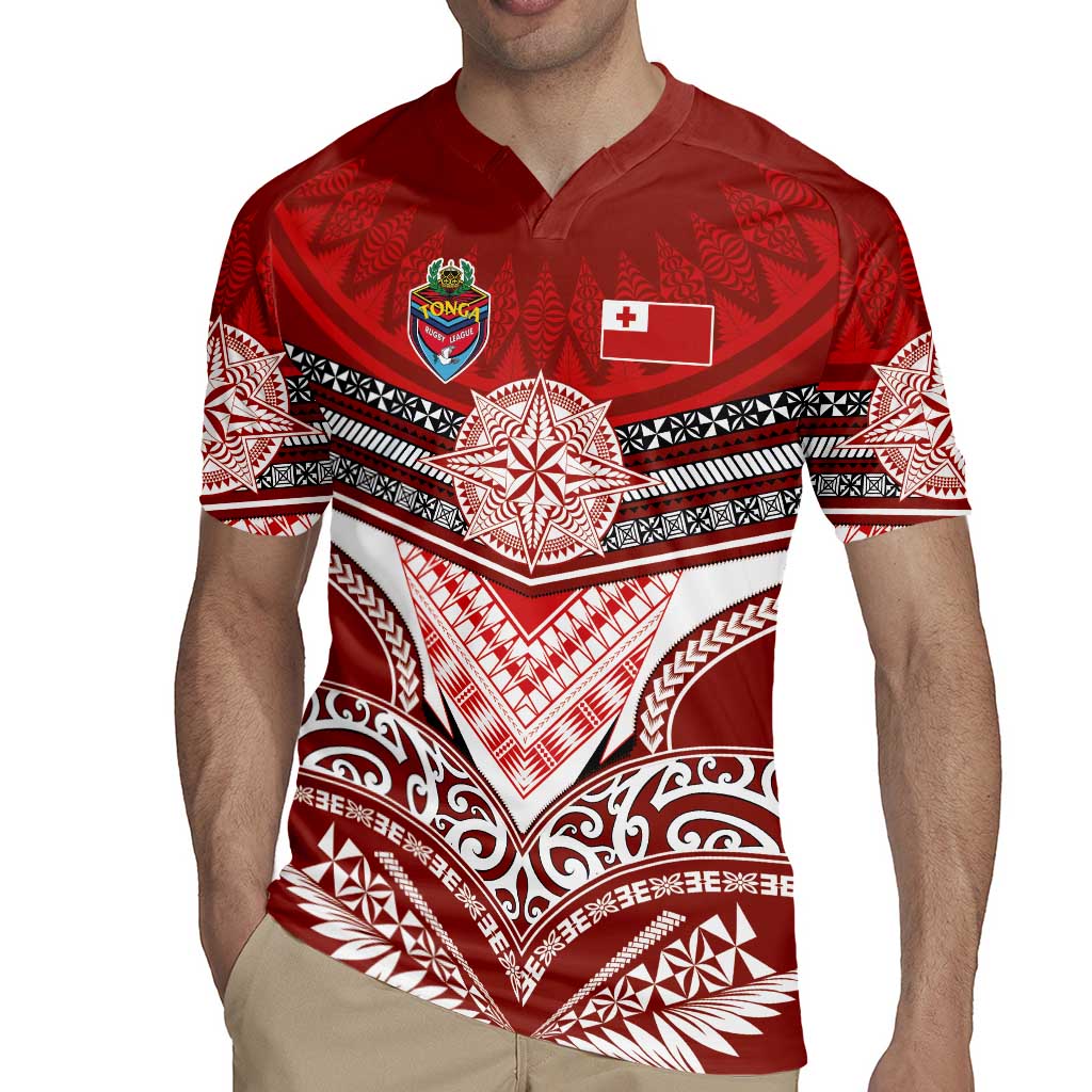 Tonga Rugby Custom Rugby Jersey Mana o Tonga-Tribal Heritage Edition Red Color LT03