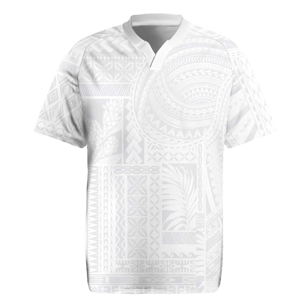 Lotu Tamaiti Samoan Art Tattoo Siapo Pattern Rugby Jersey LT03