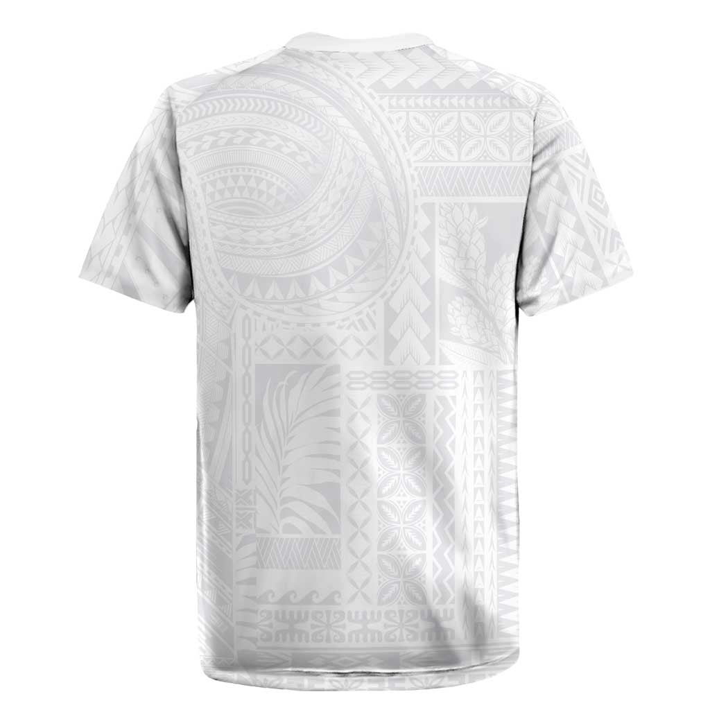 Lotu Tamaiti Samoan Art Tattoo Siapo Pattern Rugby Jersey LT03