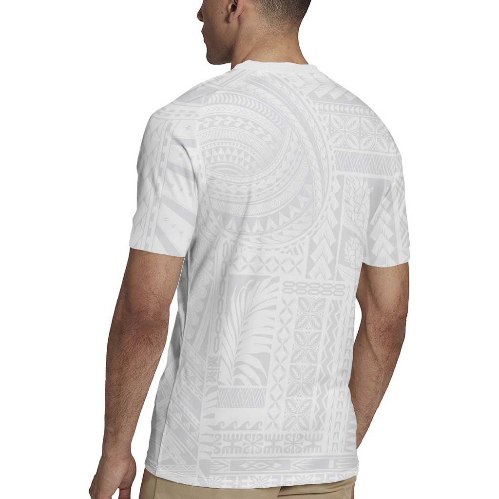 Lotu Tamaiti Samoan Art Tattoo Siapo Pattern Rugby Jersey LT03