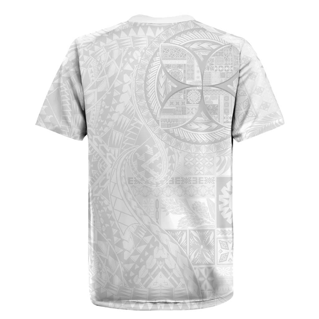 Samoan Culture-Lotu Tamaiti Rugby Jersey Siapo and Polynesian Art Tattoos LT03
