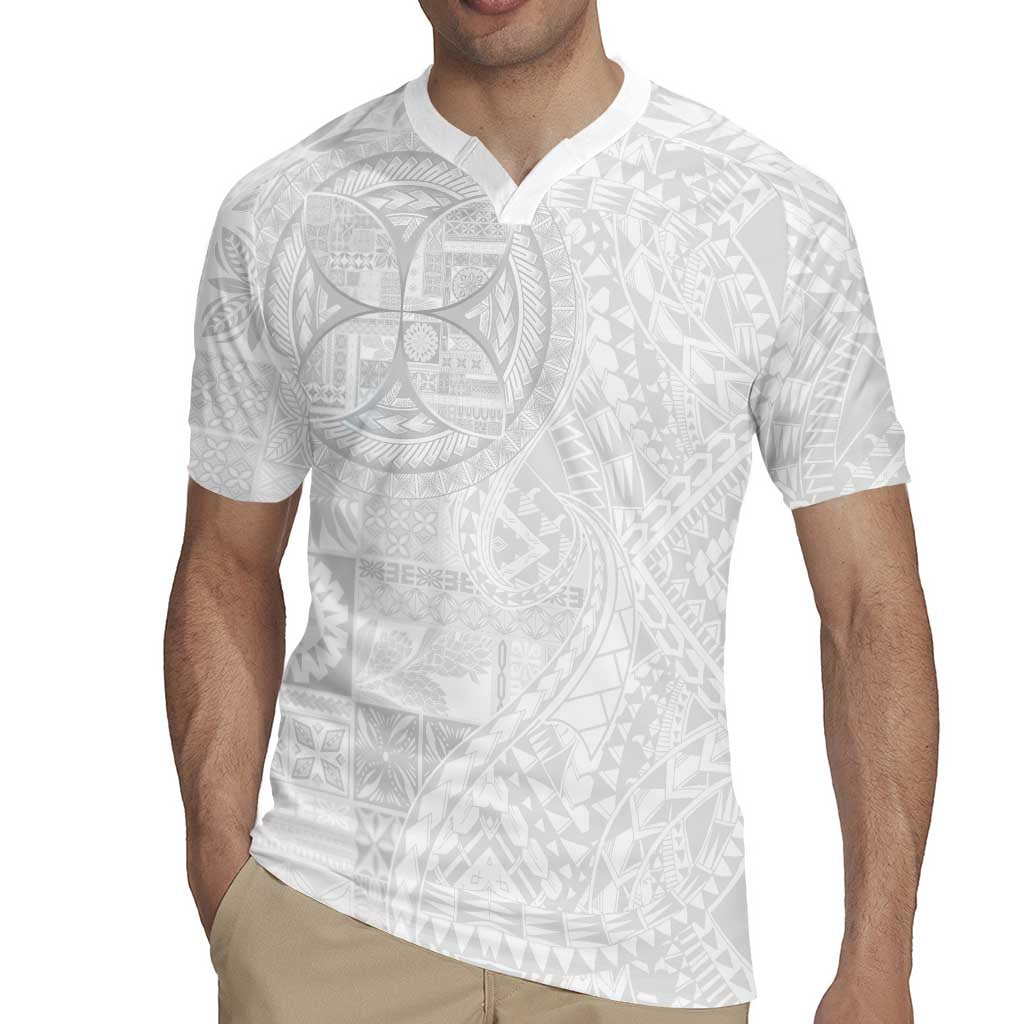Samoan Culture-Lotu Tamaiti Rugby Jersey Siapo and Polynesian Art Tattoos LT03
