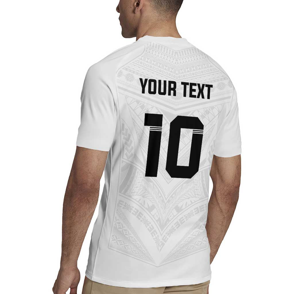 Custom Fiji Rugby Rugby Jersey Tapa Tribal Motifs Sporty Style LT03
