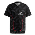 Custom New Zealand Rugby Rugby Jersey Maori All Black Championship 2024 and Silver Fern LT03