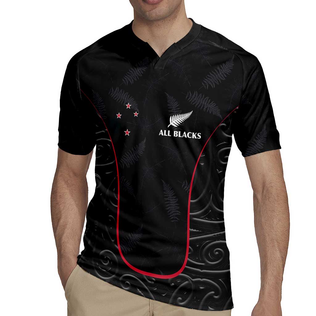 Custom New Zealand Rugby Rugby Jersey Maori All Black Championship 2024 and Silver Fern LT03
