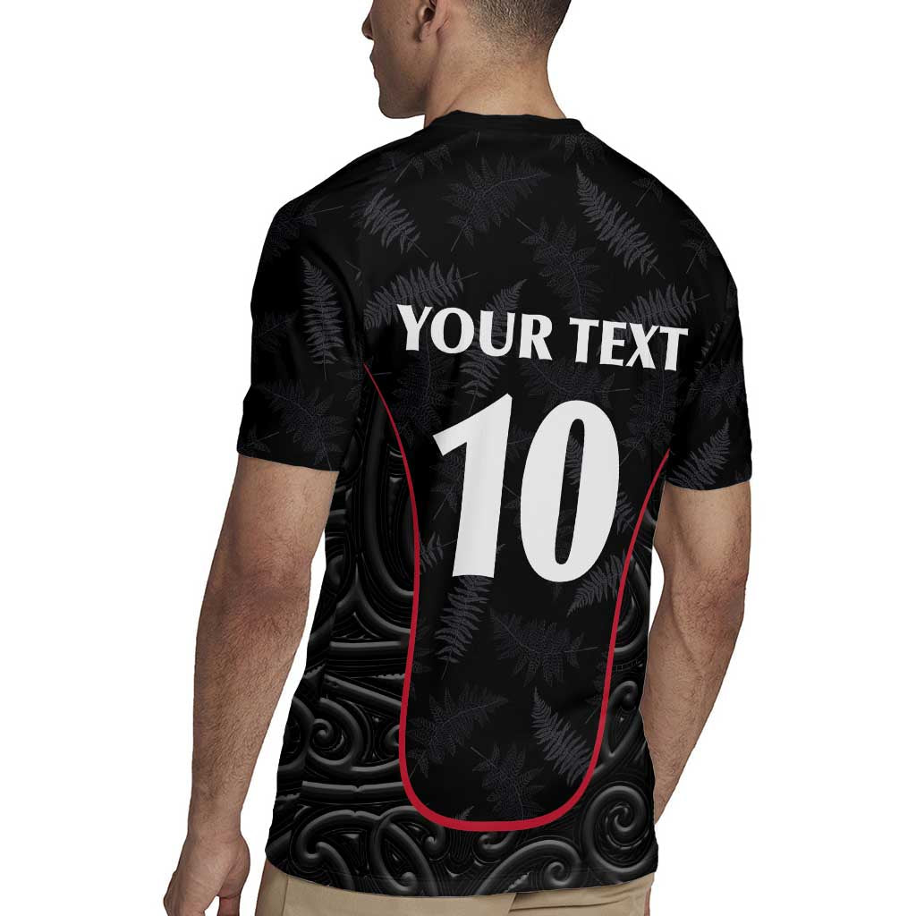 Custom New Zealand Rugby Rugby Jersey Maori All Black Championship 2024 and Silver Fern LT03