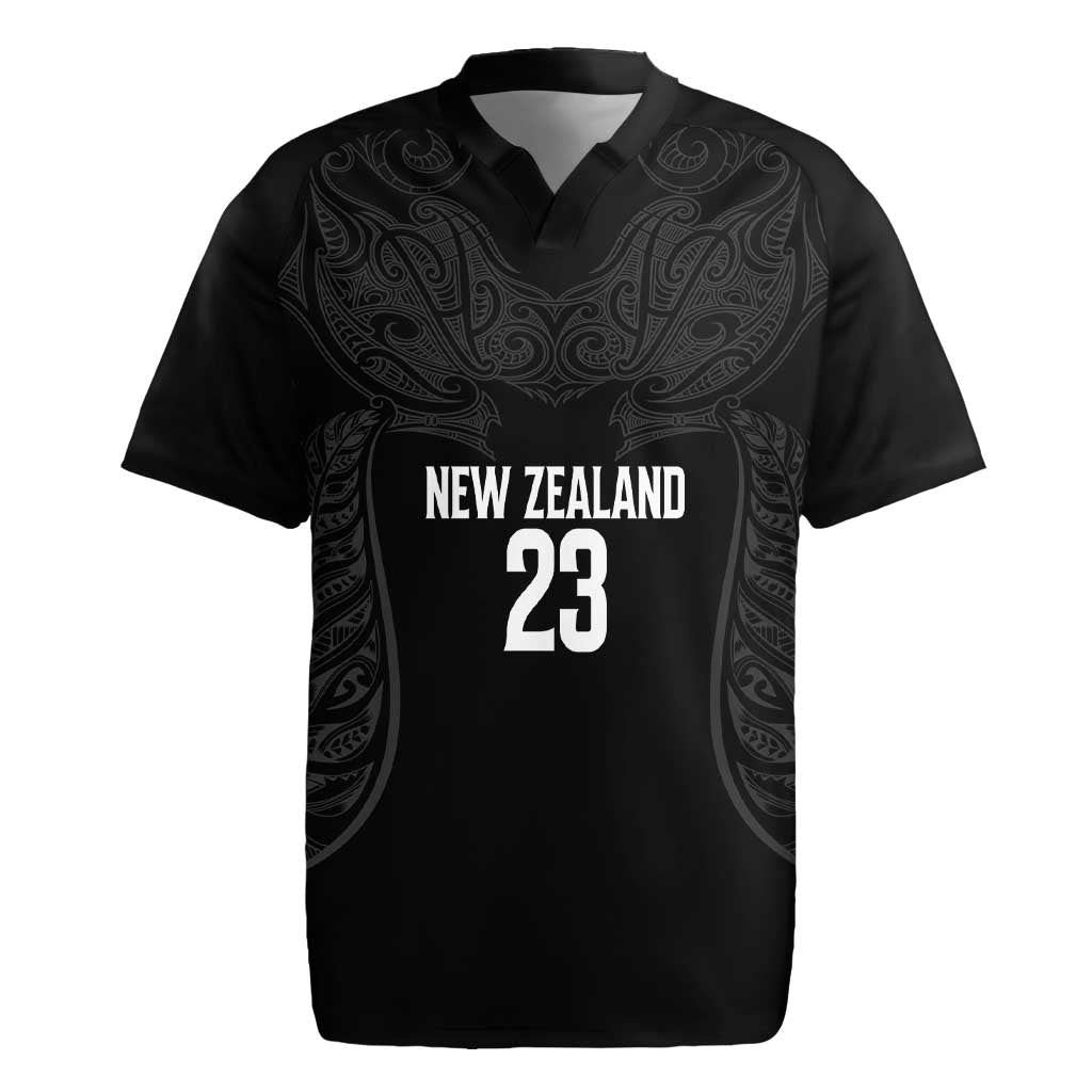 New Zealand Basketball Ta Moko Tribal Custom Rugby Jersey LT03