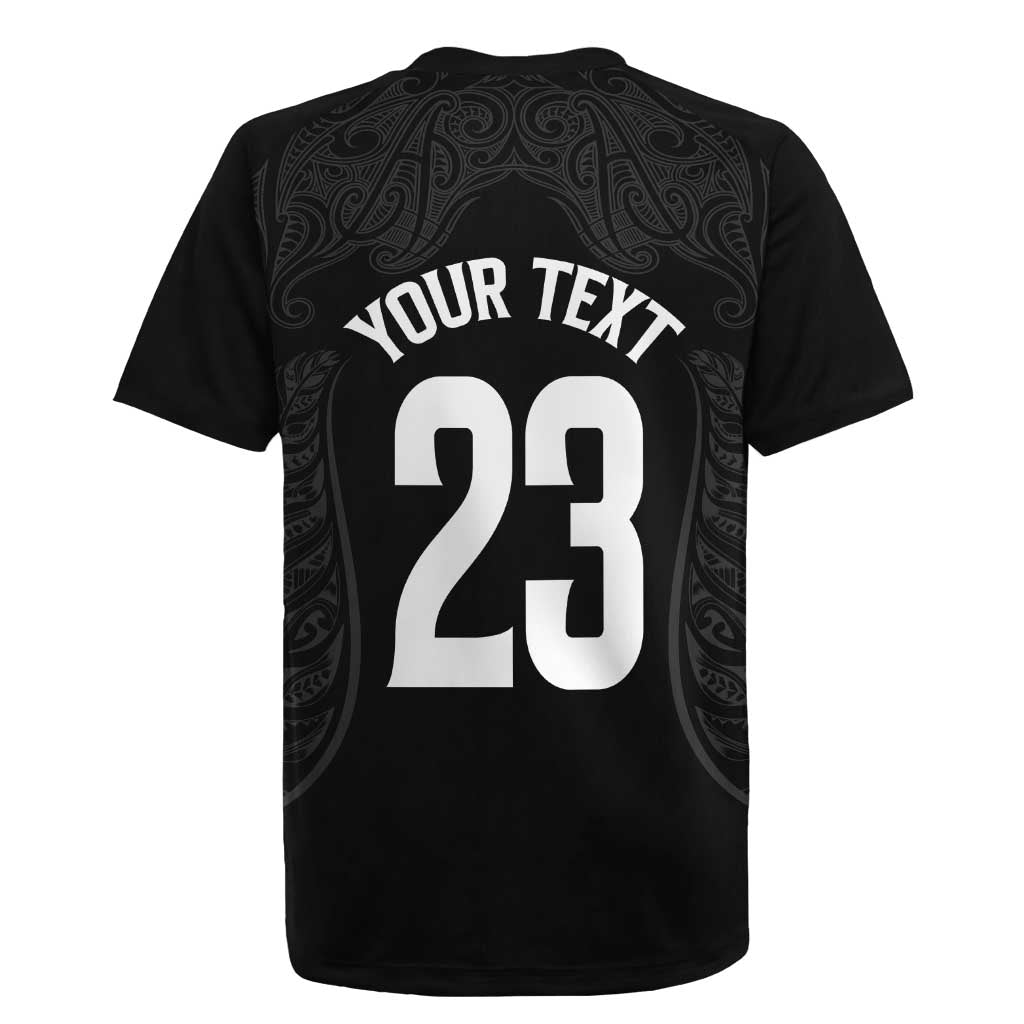 New Zealand Basketball Ta Moko Tribal Custom Rugby Jersey LT03