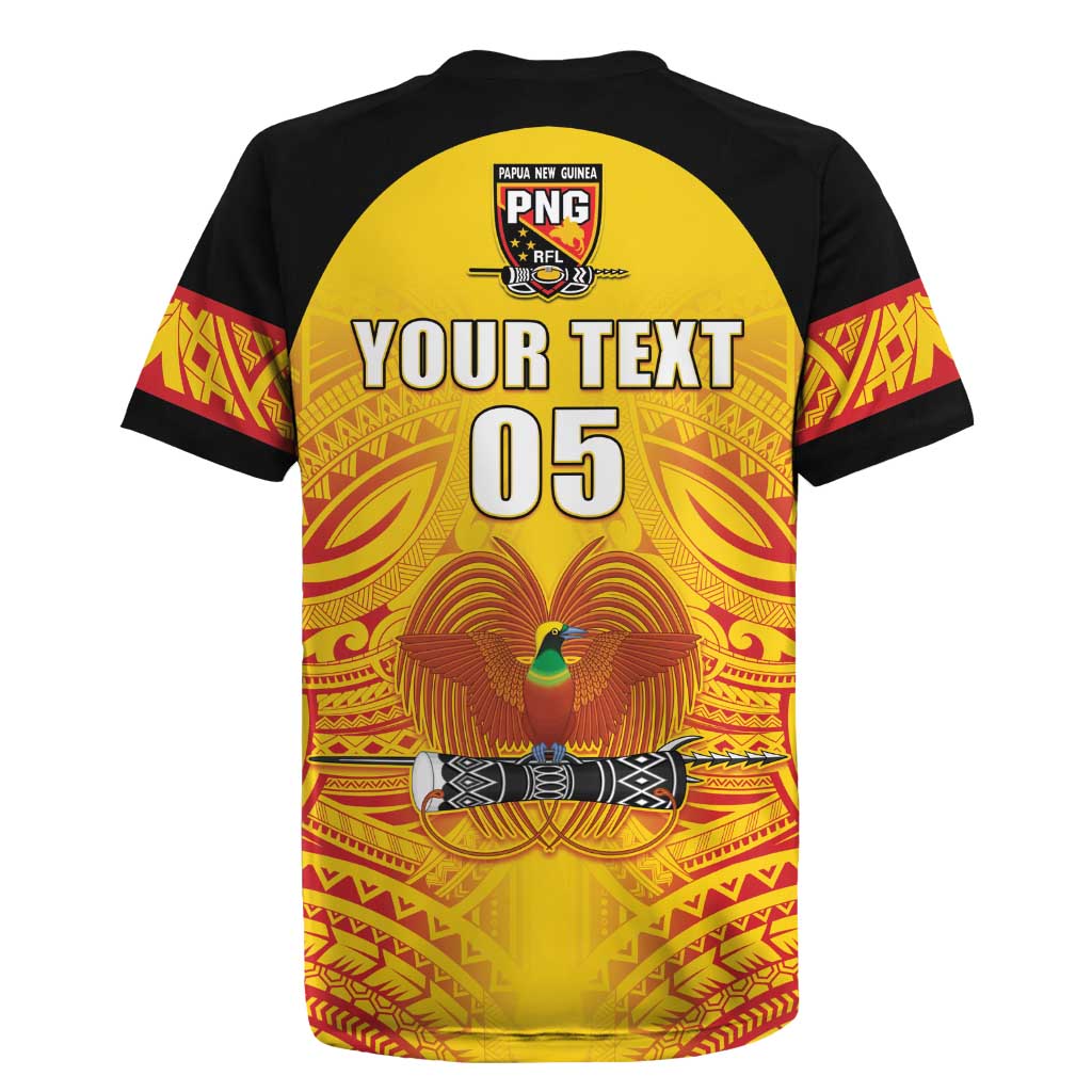 Papua New Guinea Rugby Custom Rugby Jersey Kumul Pride Go Champions LT05