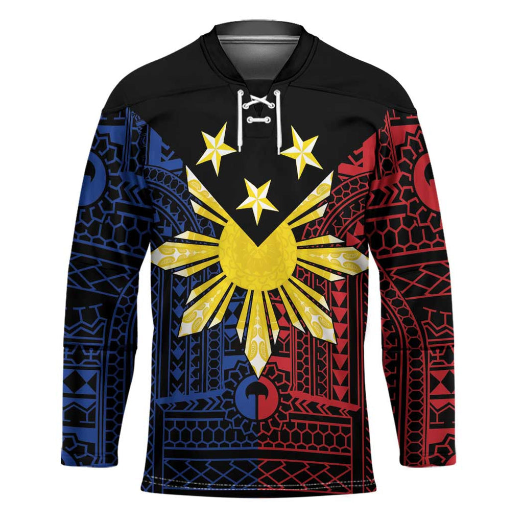 Philippines Sun Star Hockey Jersey Igorot Tribal Inspiration LT05