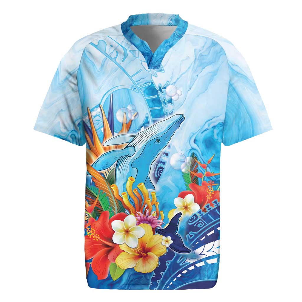 Polynesia Humpback Whale Rugby Jersey Ocean Style LT05