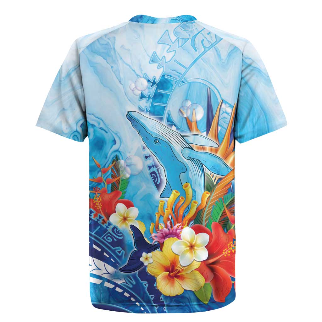 Polynesia Humpback Whale Rugby Jersey Ocean Style LT05