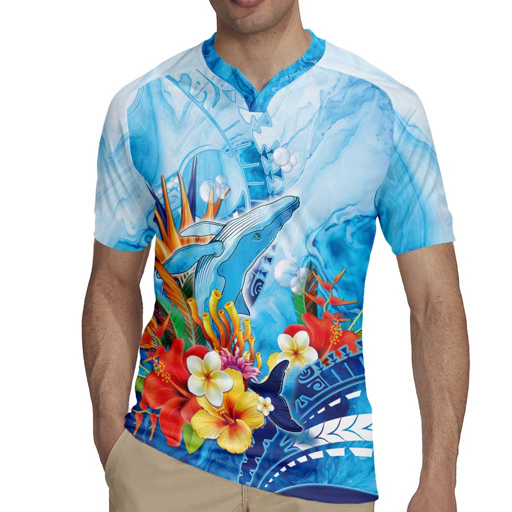 Polynesia Humpback Whale Rugby Jersey Ocean Style LT05