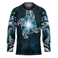 New Zealand Matariki Waita Hockey Jersey Maori Moko Dark Blue Galaxy LT05