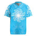New Zealand Matariki Waiti Rugby Jersey Maori Moko Cyan Galaxy LT05