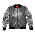 New Zealand Matariki Ururangi Bomber Jacket Maori Moko Grey Galaxy LT05