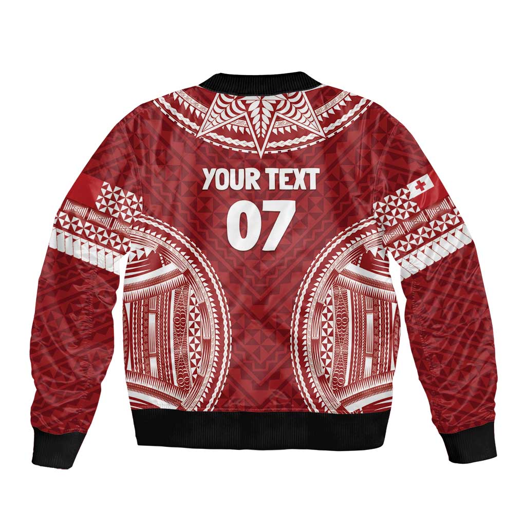 Personalized Mate Maa Tonga Rugby Bomber Jacket Ofa Atu Tonga LT7