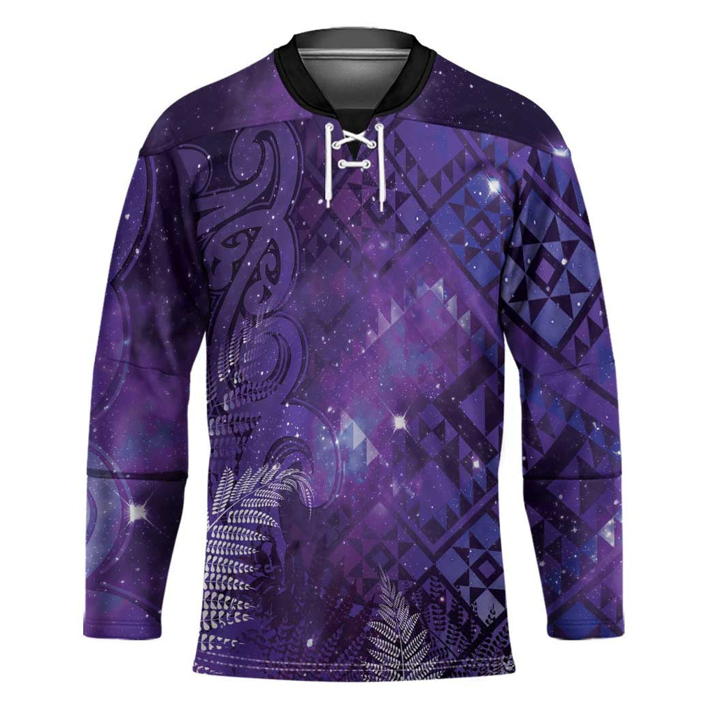 Aotearoa Taniko Matariki Hockey Jersey Cosmic Violet LT7