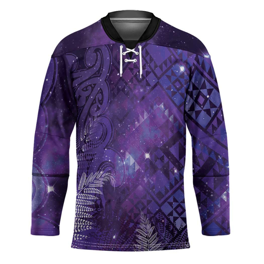 Aotearoa Taniko Matariki Hockey Jersey Cosmic Violet LT7